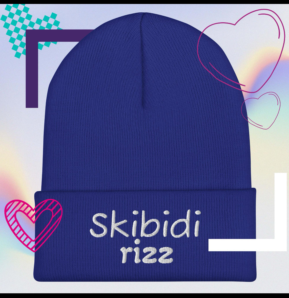 Skibidi Rizz beanie